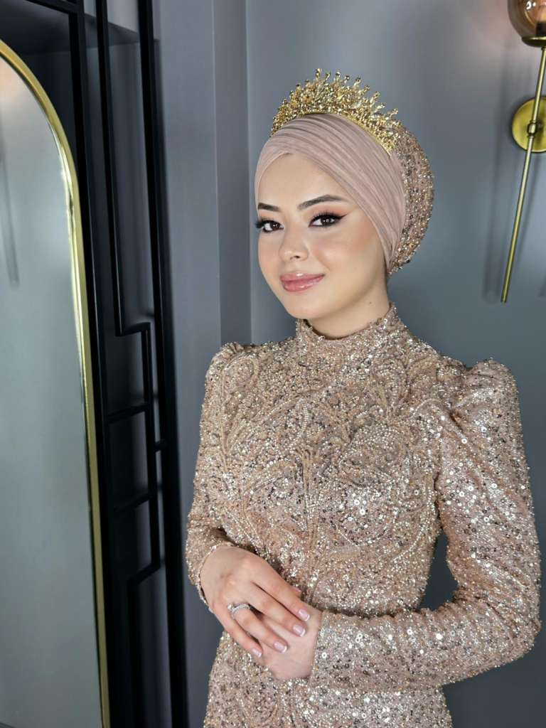 Ankara Türban Tasarım / Ankara Gelin Başı / Ankara Profesyonel Makyaj / Ankara gelin türbanı / Ankara Gelin Makyajı / Ankara gelin saç makyaj